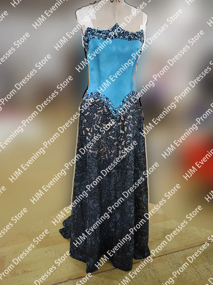 Elegant Strapless Beading Sleeveless Straight Formal Evening Dresses Birthday Party Prom Gowns Customized