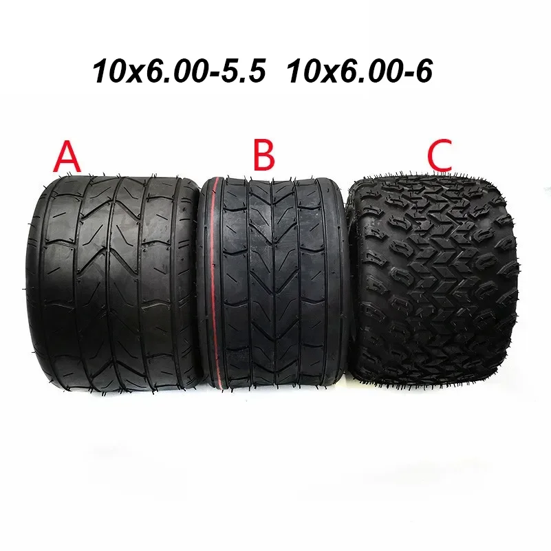 10 Inch Tubeless Tyre 10x6.00-5.5 10x6.00-6 for Small Citycoco Motorcycle Mini Kugoo C1 Pro Electric Scooter Tire