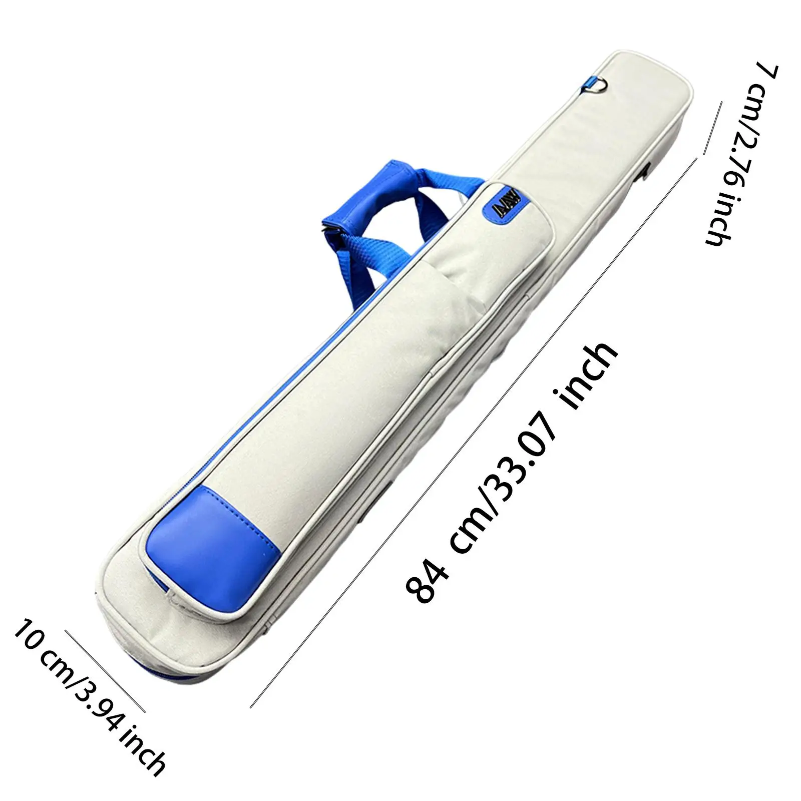 Scatola per stecche da biliardo con custodia per stecche da biliardo con cerniera per viaggi