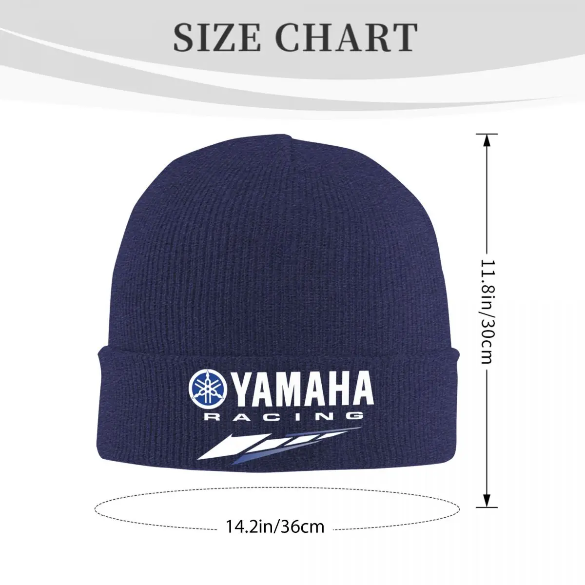 Moto Y-yamaha Racing Motorcycle Merch Winter Knit Cuff Beanie For Unisex Knitted Caps Bonnet Hats