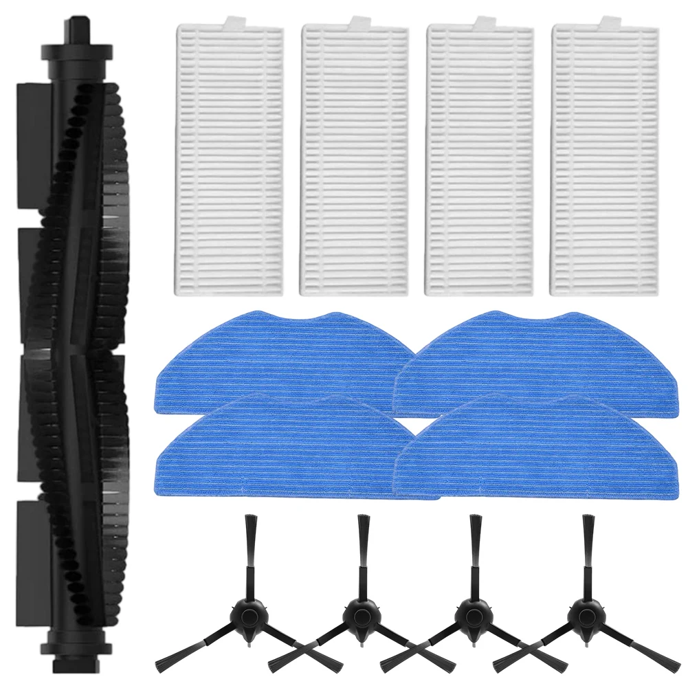 Mop Cloth Side Main Brush Kit For Tefal Series 70 140 Robot Vacuum Cleaner Replacement Parts Accessories