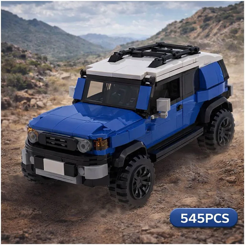 مجموعة MOC القوية للطرق الوعرة لنماذج السيارات - هدية مكعبات بناء تعليمية مبتكرة للأطفال