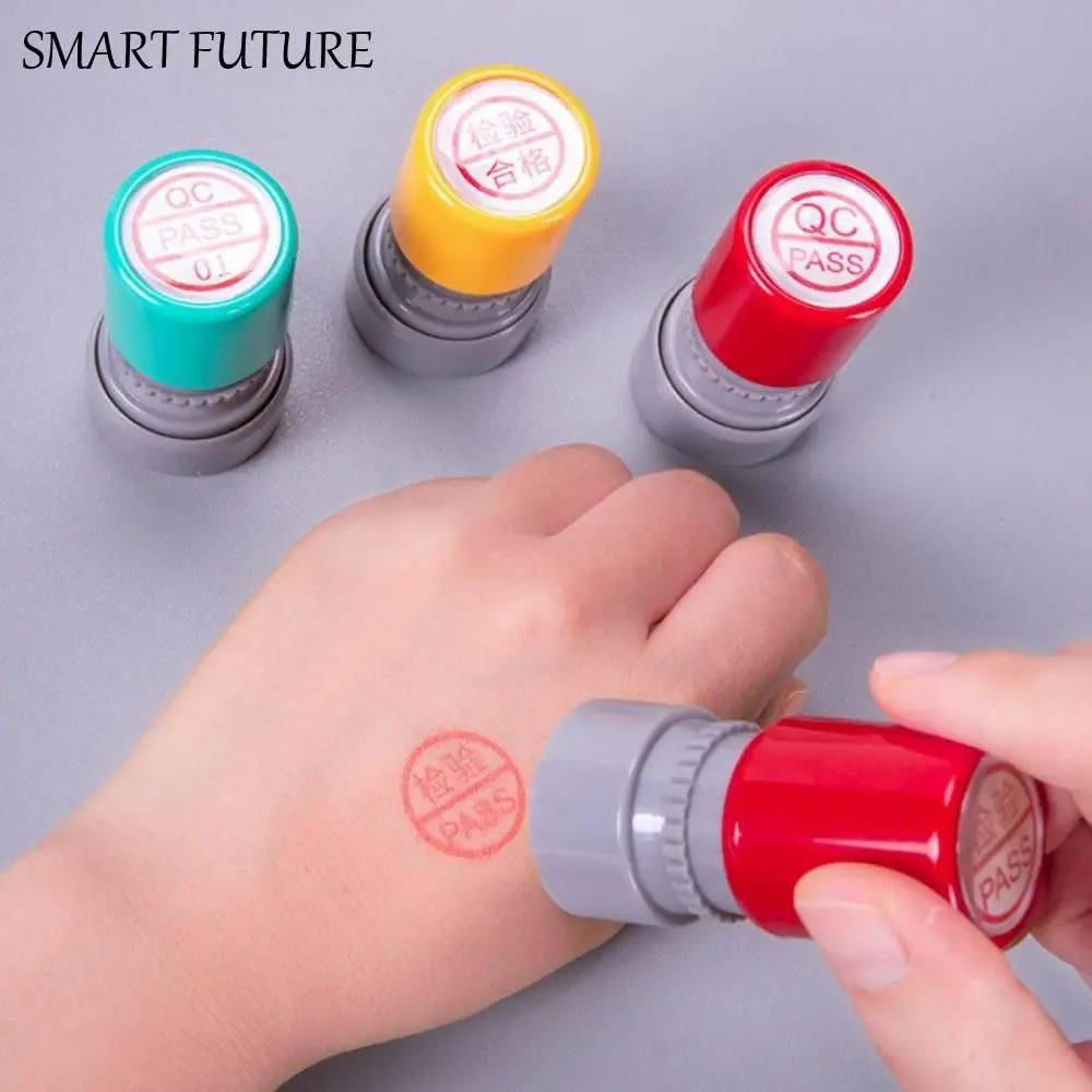 

Pocket Self-Inking QA QC Inspect Stamp Time-saving IQC Quality PASS Stamp Engraved OQC Quality Inspection Stamp Office Supply