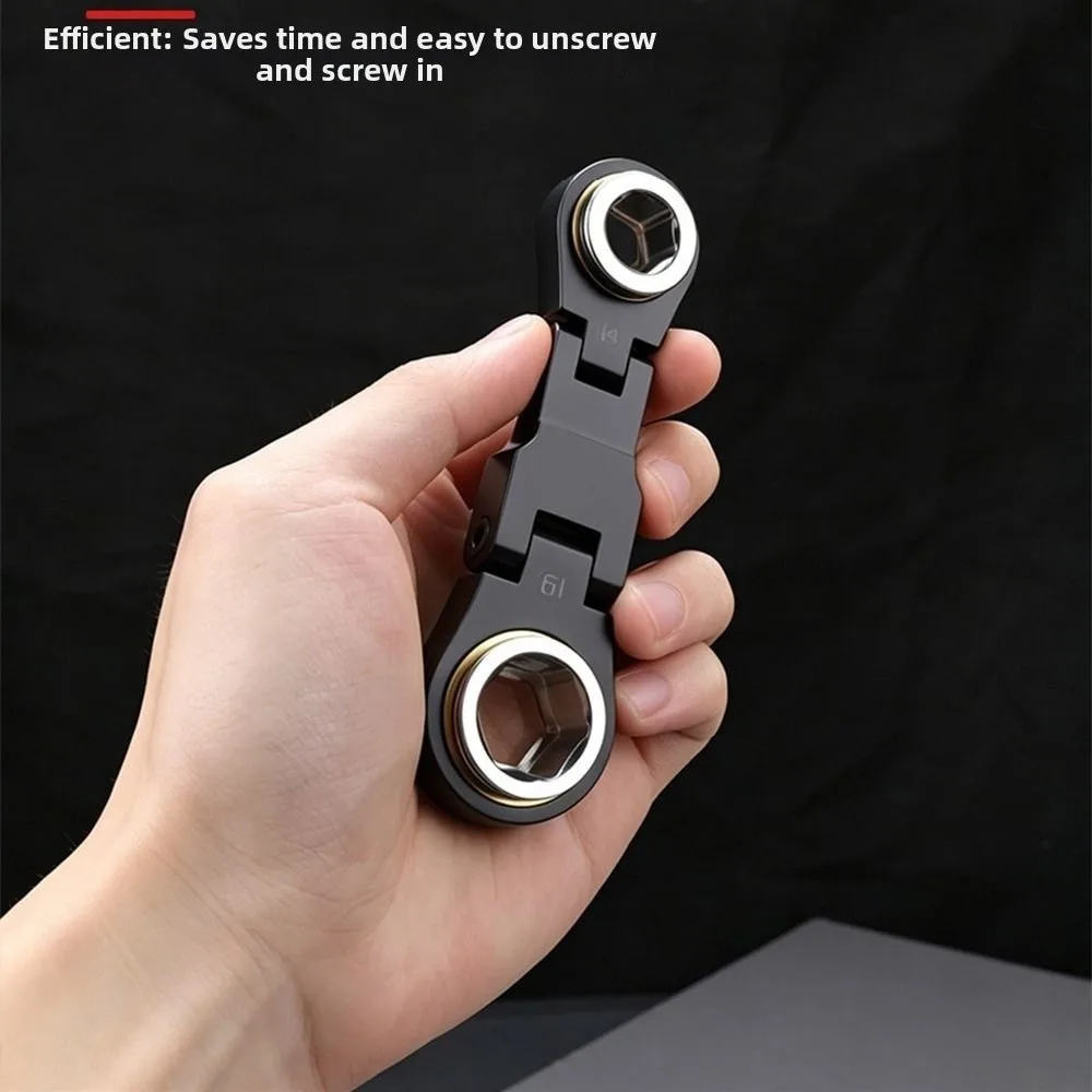 

Portable 26 In 1 Ratchet Wrench Set Multifunctional Flexible Head Mini Hand Wrench Screwdriver Set Hand Tool