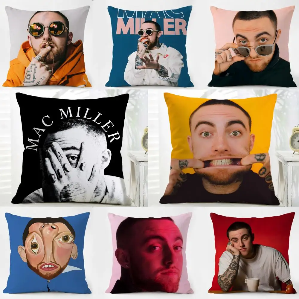 Fashion Handsom Charming M-Mac MillerS Cushion Cover Washable Linen Pillowcase Soft  for Daily Sofa Bed Home Room Decor