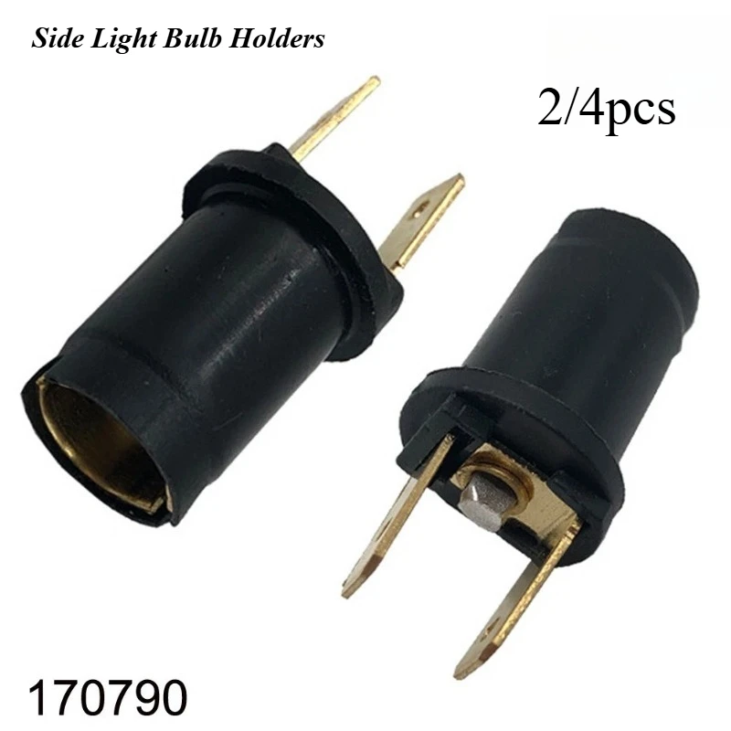 2/5PCS Side Light Bulb Holder for 6V/12V/24V Ba9s 989/233 Lamp Holder for Car Motorcycle Scooter Lighting Components 170790