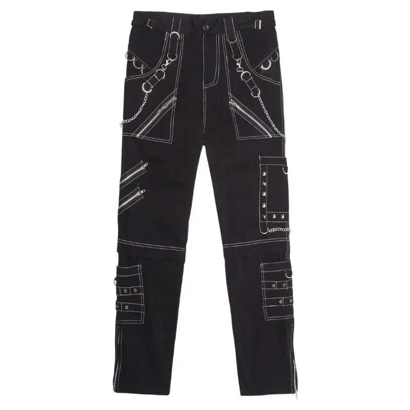 Foreign Trade Personality Casual Trousers Men Gothic Pants Punk Rock Bondage Pants