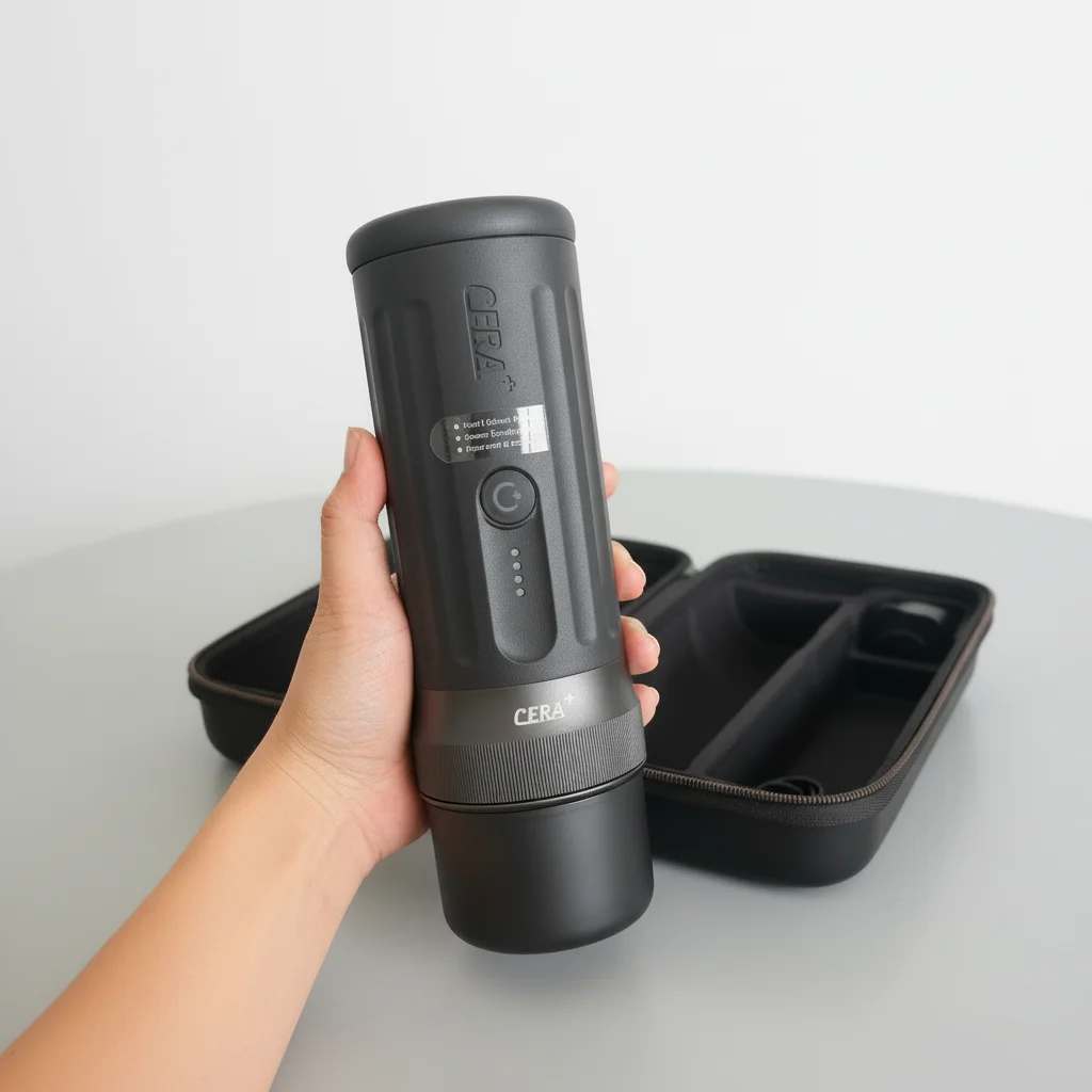 Latest High Quality CERA PCM03S-MAX Modern Electric ABS Resin Aluminum Alloy Commercial Semi-Automatic Portable Coffee Machine