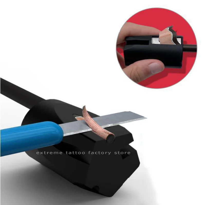 

Прочная точилка для карандашей для бровей 5-в-1 с тонким кончиком для перманентного макияжа и татуировки, дизайн бровей