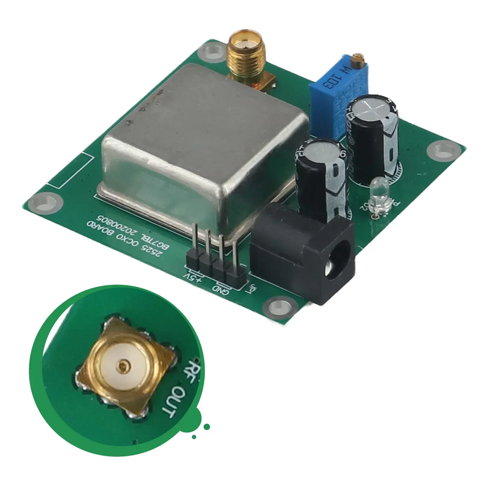 1pcs 10MHz Frequency OCXO Board Constant Temperature Oscillator Sine Wave OCXO-10M-2525 Output 10MHz/13DBM