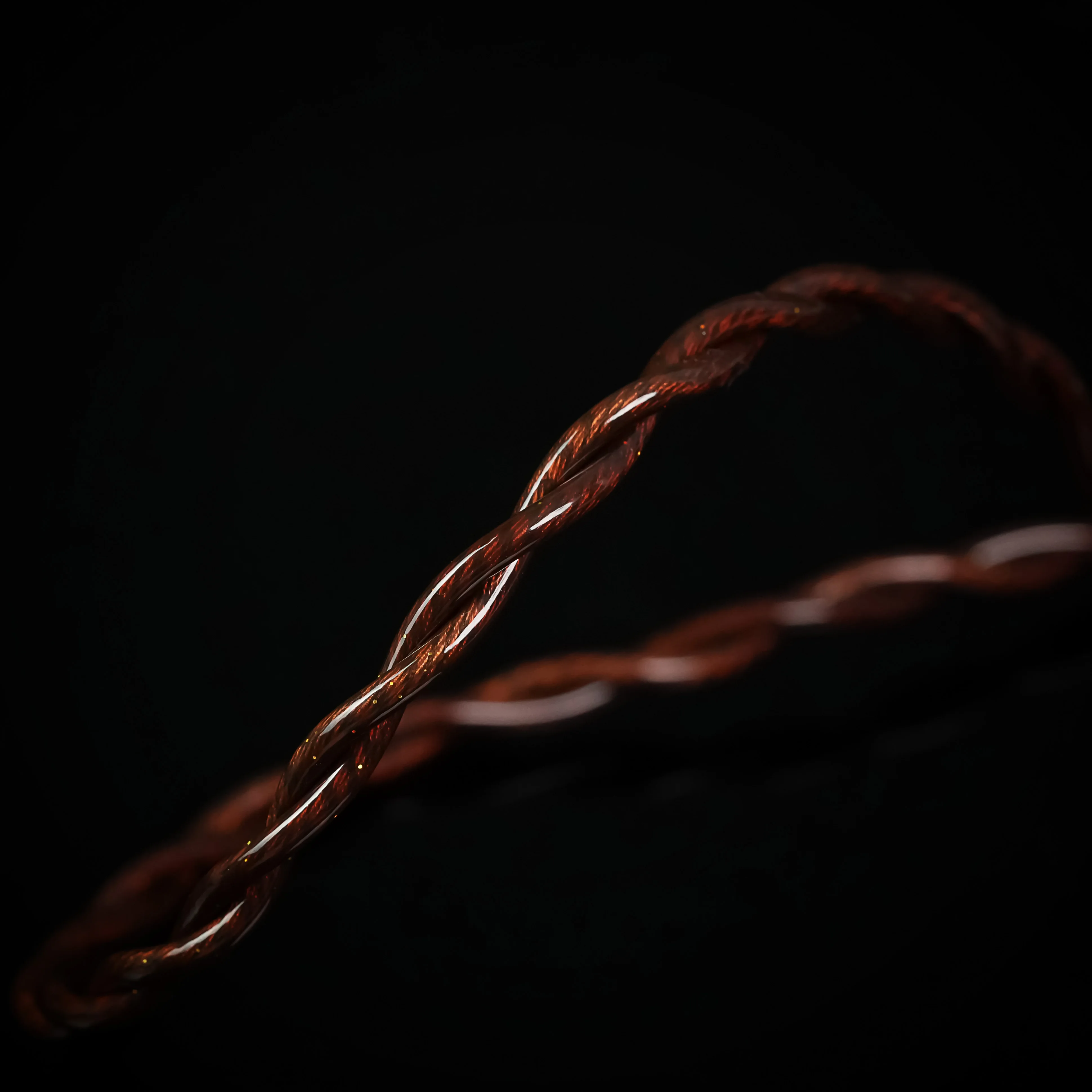 Trusted-50S iem cable Brown-Black Premium Earphone Cable Compatible with 0.78mm 2pin / MMCX / IE900 / Dual 3.5mm Connectors - Image 3