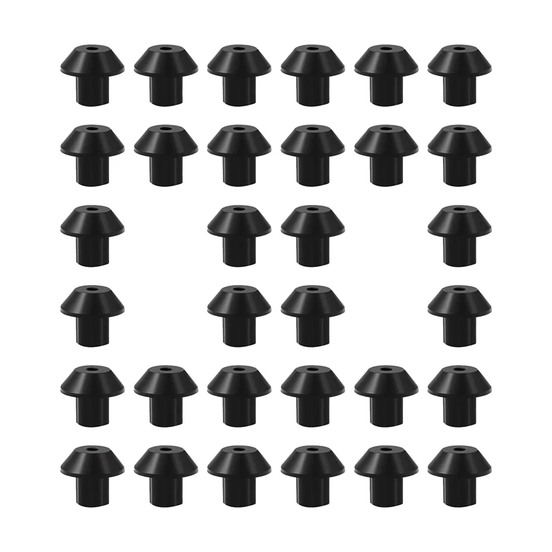 32Pcs WB2K101 Range Burner Grate Rubber Feet Kit Compatible With Ken-More Stove Grate Bumpers Replace , 247410