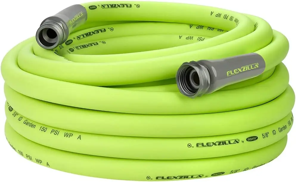 

Garden Hose 5/8 in. x 50 ft, Heavy Duty, Lightweight, Drinking Water Safe, ZillaGreen - HFZG550YW-E