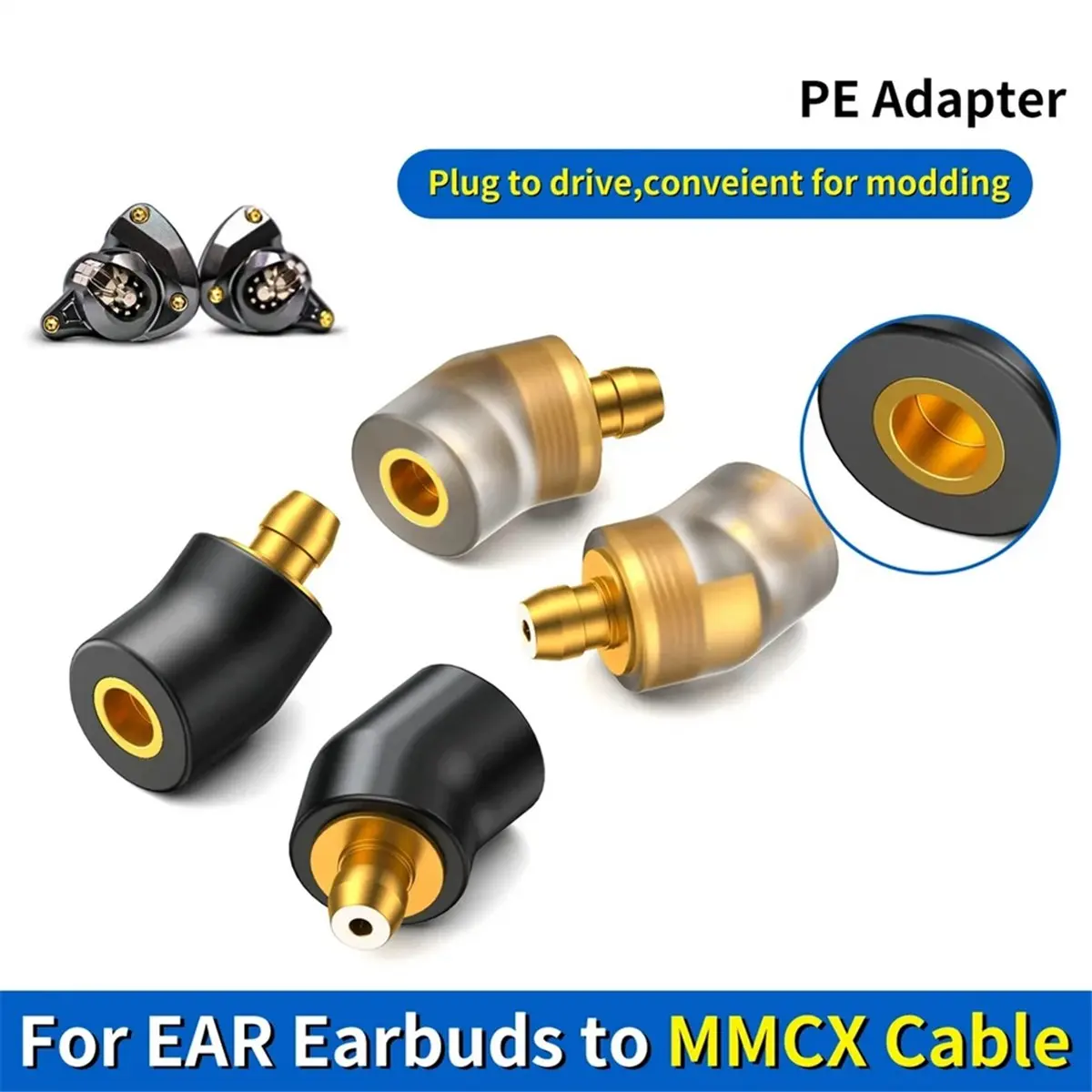 (AD11] Ear Mmcx Pentaconn Ear to Mmcx Adapter Ear Mmcx to Pentaconn Mmcx to Pe Adapter for Acoustune PE HS1650CU B