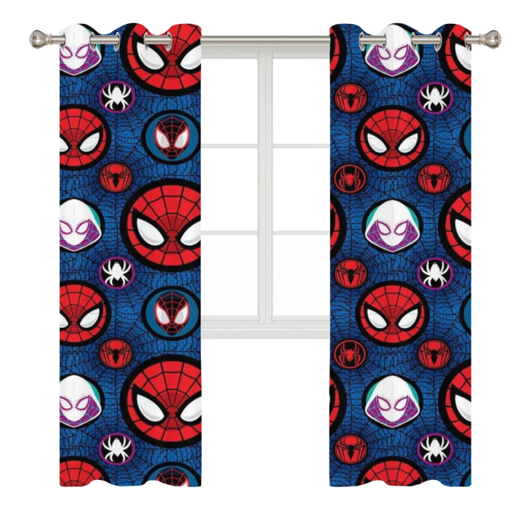 Marvel SpiderMan Blackout Curtains For Living room Bedroom