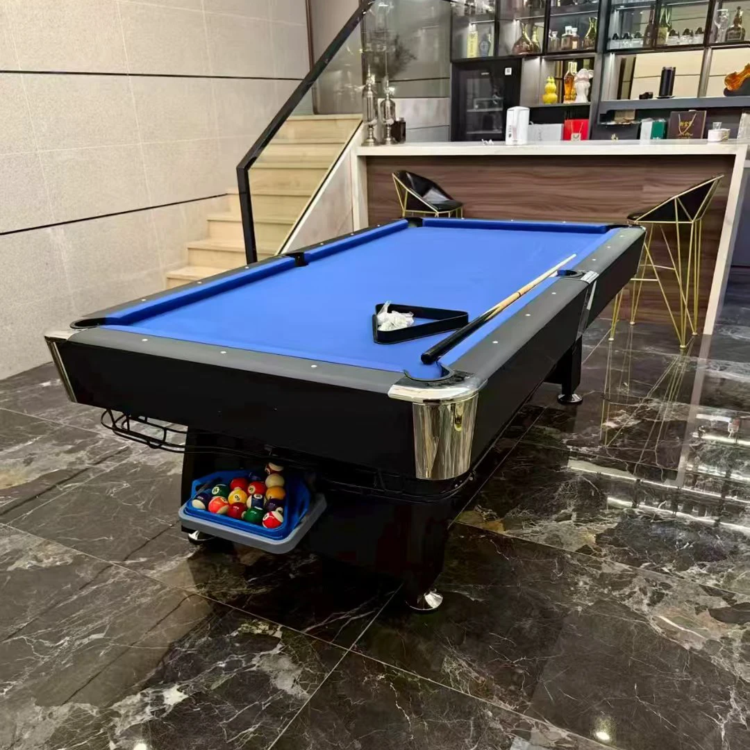2026 Hot Sell Ball Return System Slate Base Stability 9ft Durable Billiard Pool Snooker Table for Salepromote sales