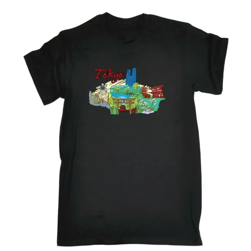 Tokyo Japan Country Flag Destination Mens Funny Novelty T Shirt