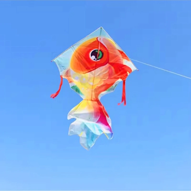 Free Shipping 200cm fish kites flying toys for children kites wheel outside toys kite flying winder cervolant plage Shield kite