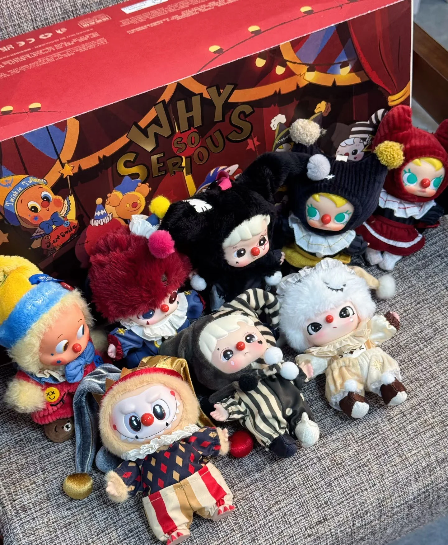 

In Spot Original Pop Mart Why So Serious Series Blind Box Vinyl Plush Pendant Decoration Blind Box Christmas Surprise Gift