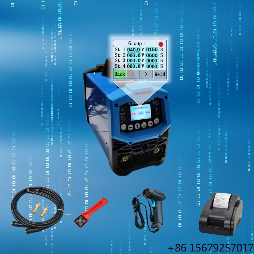 HAIDA New Portable Electrofusion Welding Machine for PE PP Pipes 20-400mm Touchscreen Operation or Button Control 220-230V 4.2kW