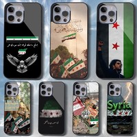 Syrian Syria Flag Phone Case For IPhone 16 15 14 13 Pro Max 11 12 Mini Alex Mirror For Magsafe Wireless Charging Cover