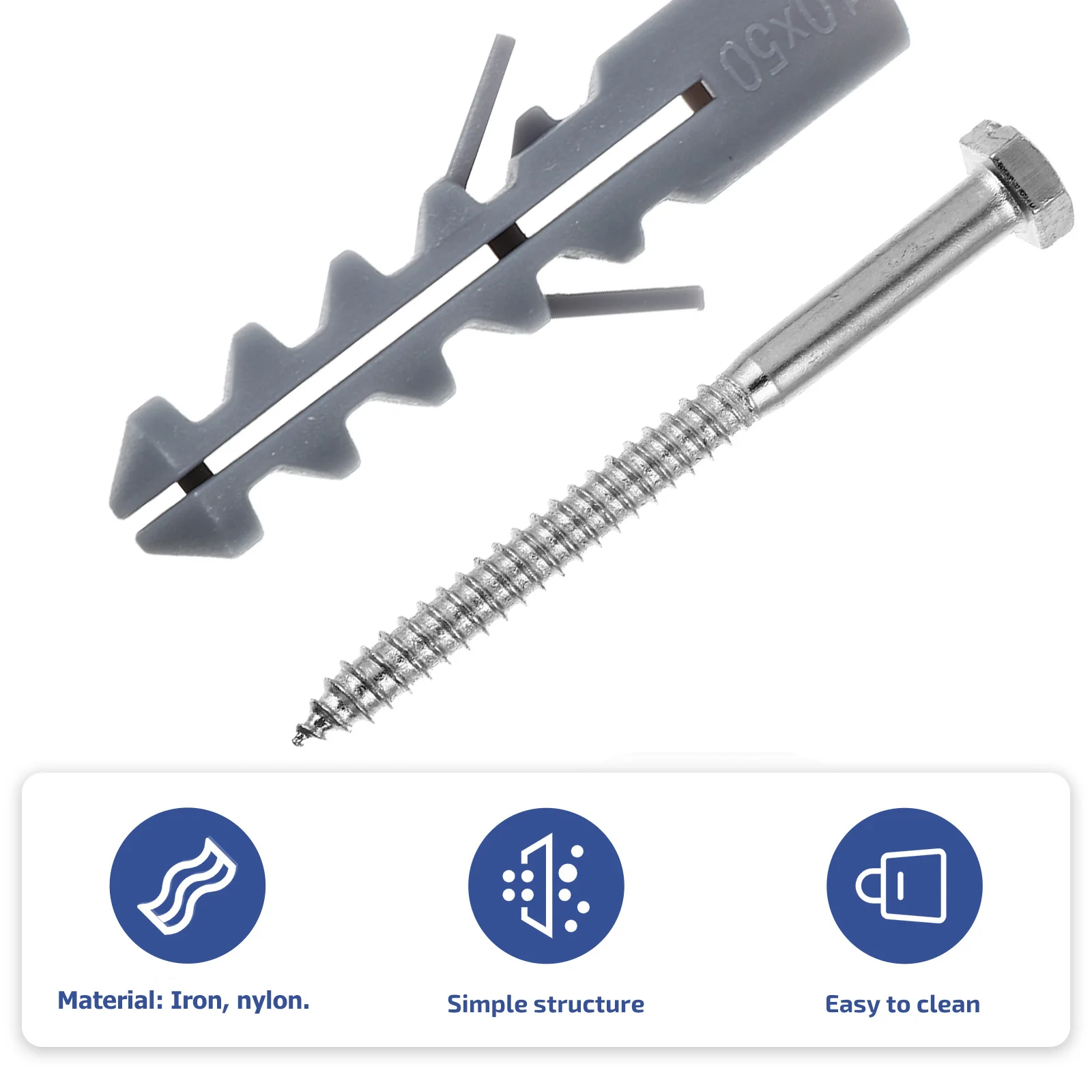 

1 Set Toilet Seat Mounting Screws High Grade Universal Fixing Bolts Easy Install Replacement Parts for Most Toilets Secure