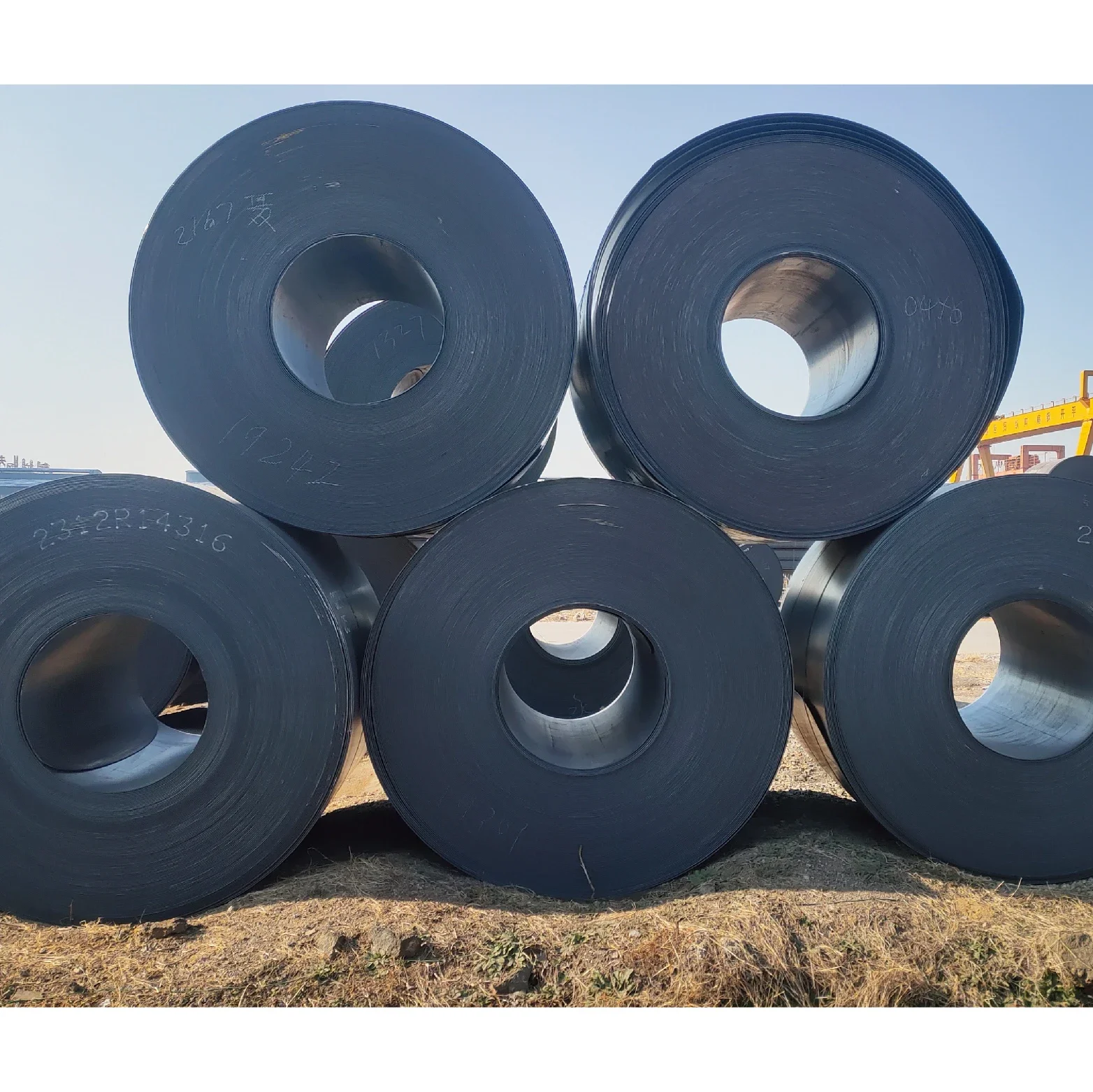 Black Hot Rolled Steel Coil SS400B 6mm HRC Ms Iron Sheet Metal Rolls Manufacturer Supply Cutting Bending Competitive Price