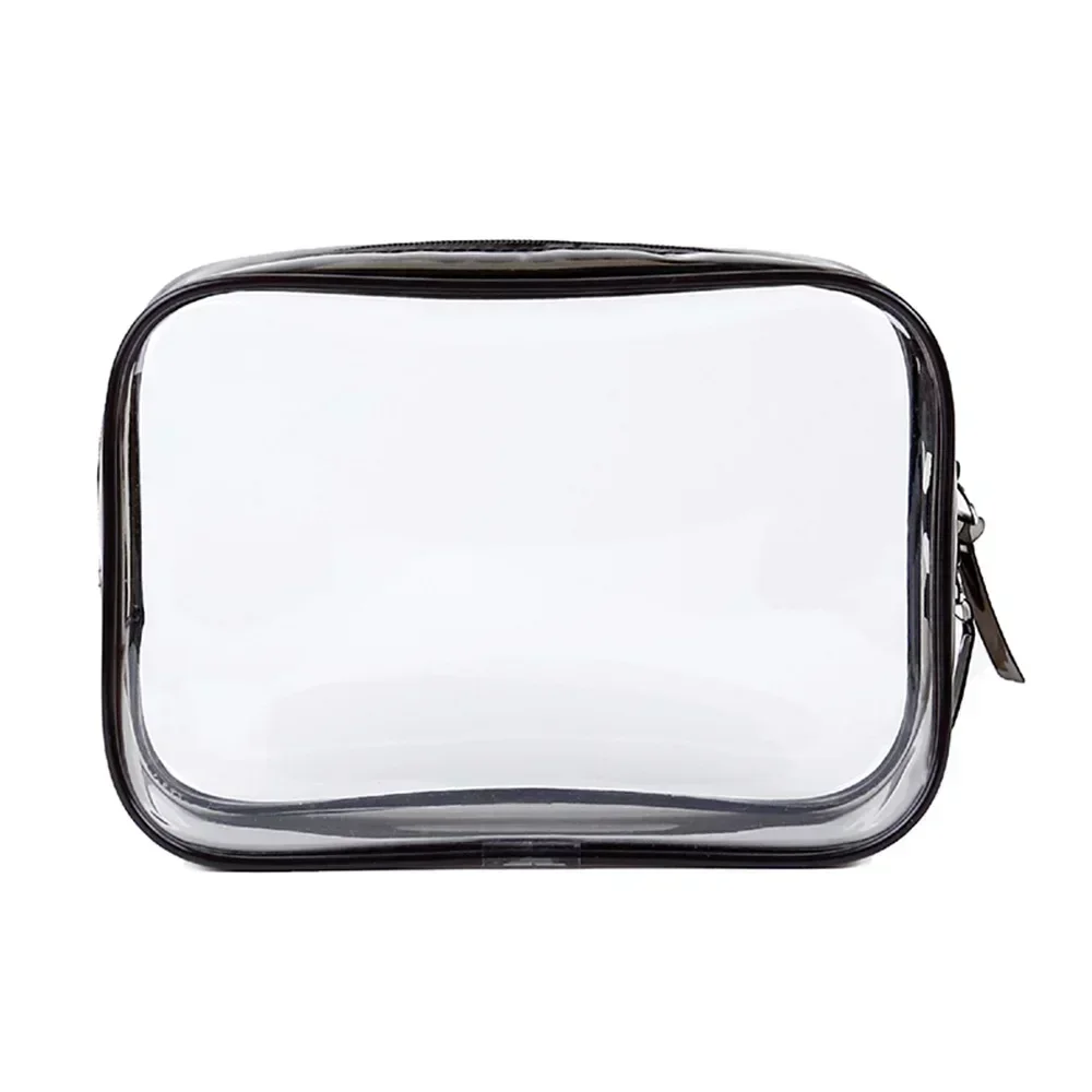 Transparent Cosmetic Bag PVC Women Zipper Clear Makeup Bags Beauty Case Travel Organizer Storage Bath Toiletry Wash Bag Neceser