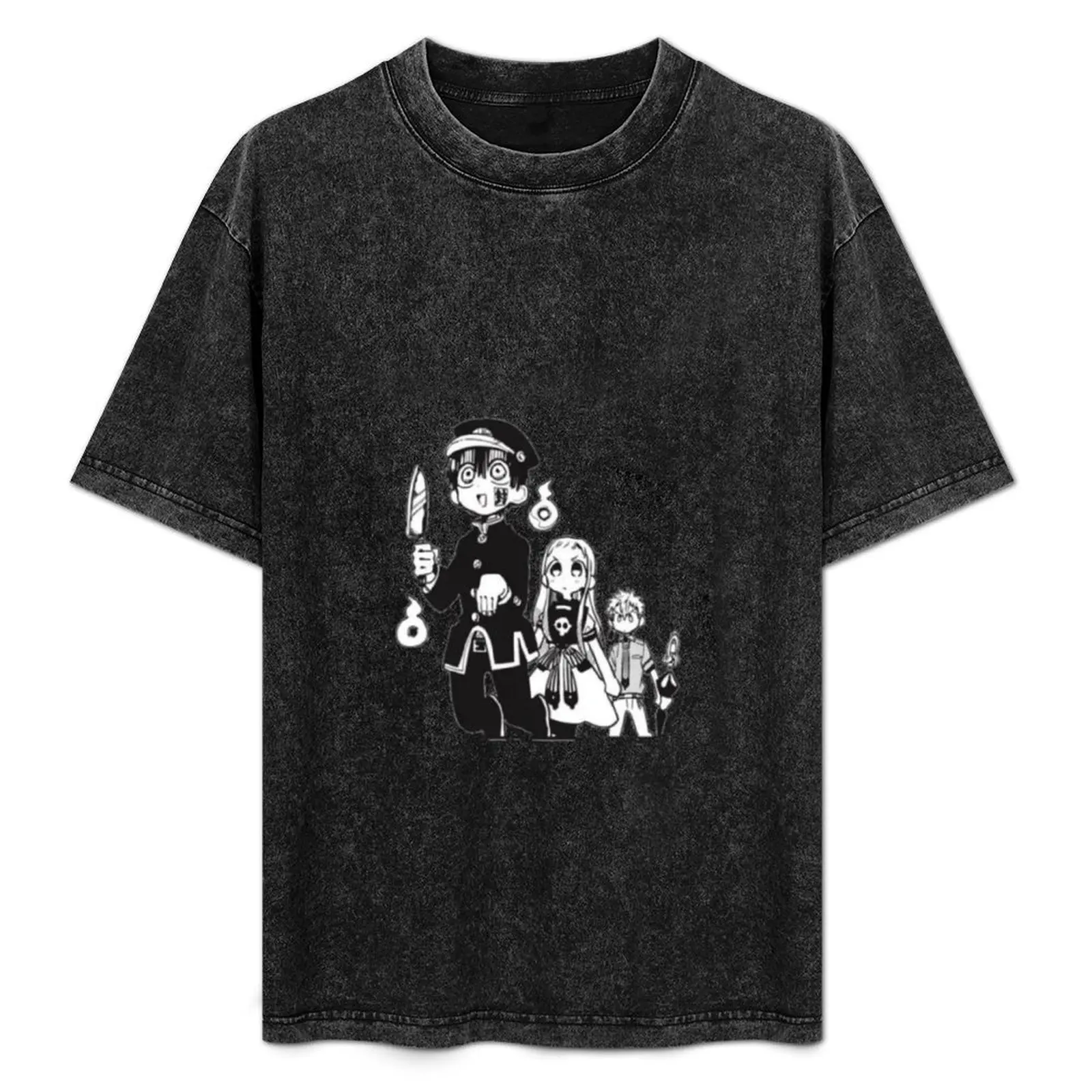 

Kou, Yashiro, and Hanako Manga Cap T-Shirt Work Outdoor T-Shirt for Men