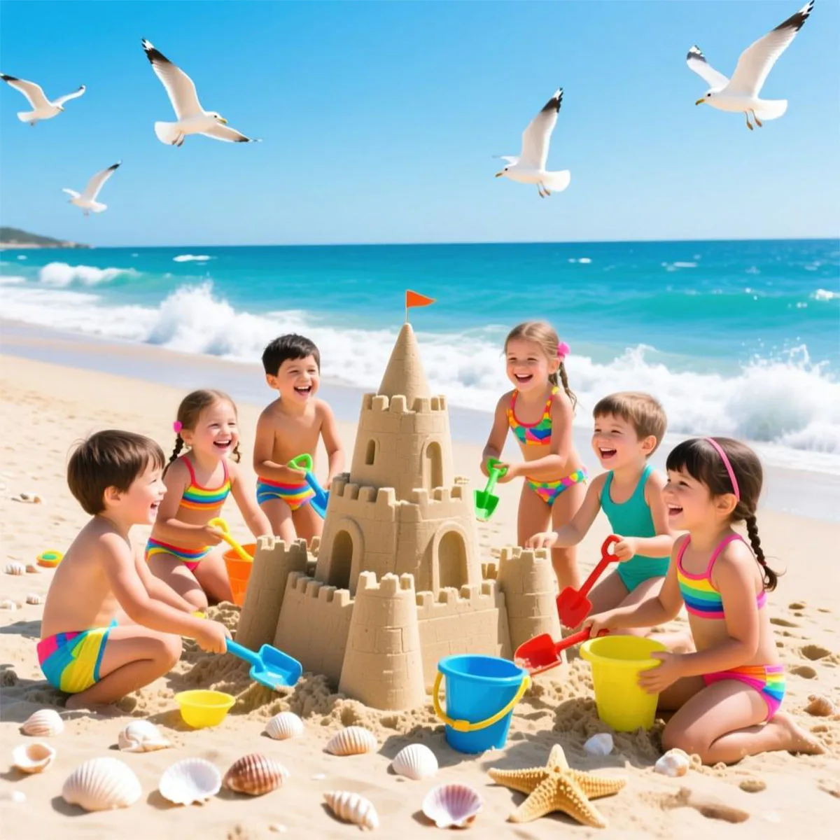 砂場おもちゃ 子供用 夏の感覚遊び サンドボックス テーブル 室内 屋外 裏庭ゲーム ビーチ砂遊びおもちゃ 男の子と女の子向け