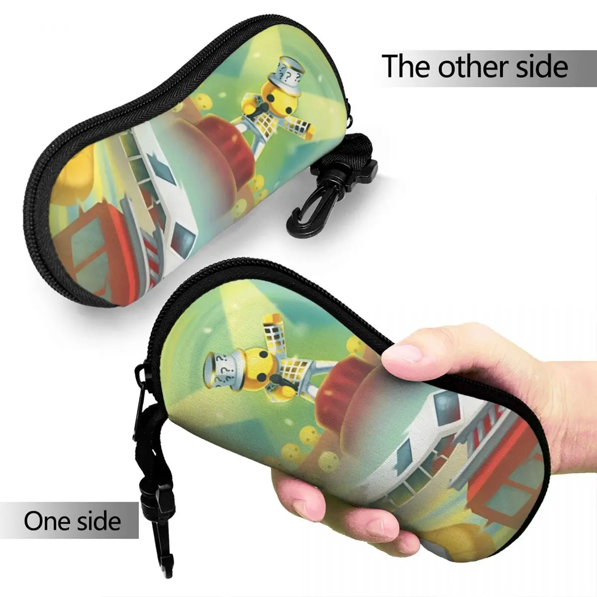 Wobbly Life Gaming Funny Glasses Case Fashion Hot Games Eyewear Storage Box Anti-Pressure Eyewear Container