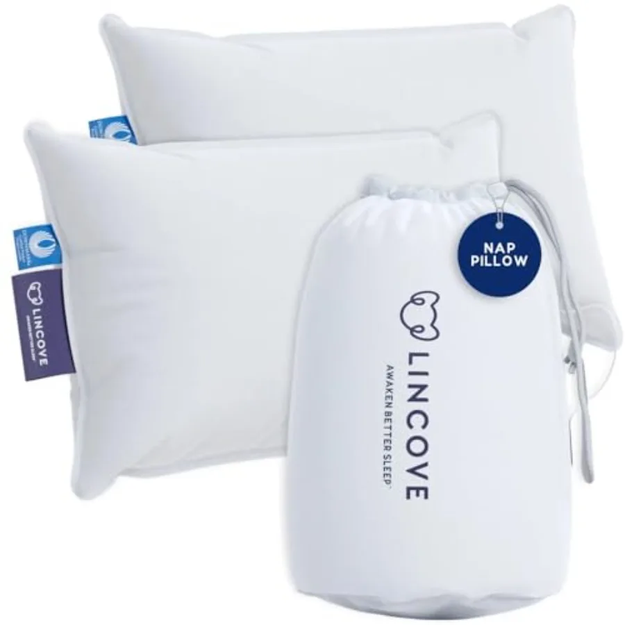 

Microgel Travel Pillow - Global Recycled Standard Certified - Plush and Cozy Luxury Pillow to Support Head, Neck, While Sleepin