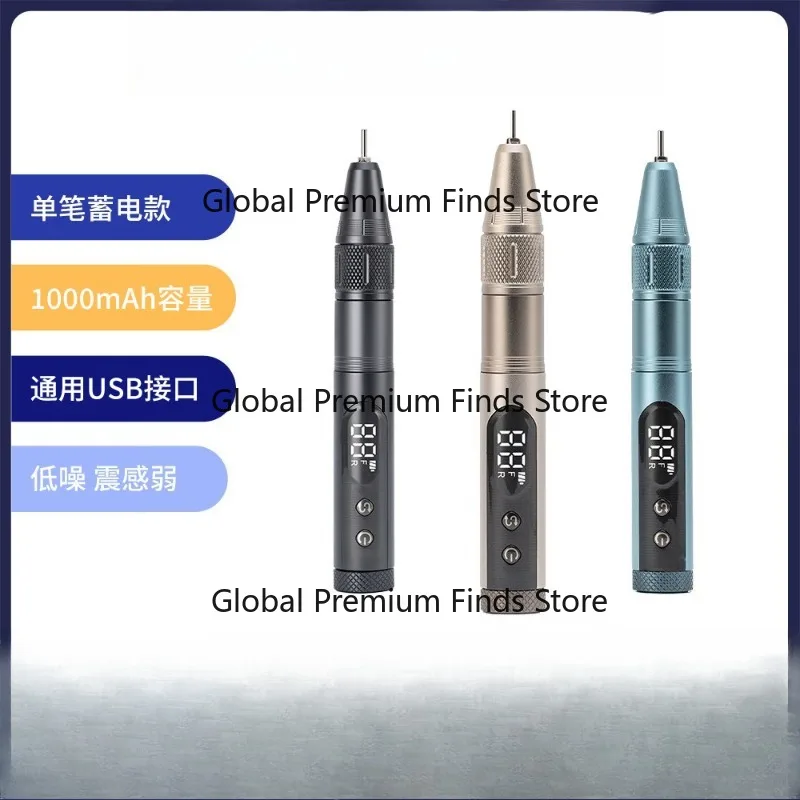 

Japanese Style Nail Drill Machine Portable Rechargeable Pen Type Nail Grinder Nail Art Remover Tools Wholesale