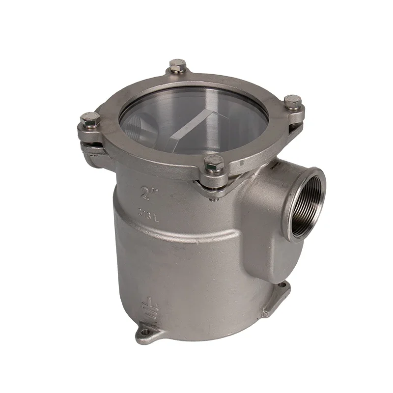 Boat Stainless Steel 316L Intake Sea Water Filter Strainer Marine Hardware