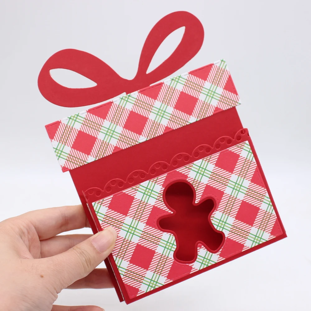 KSCRAFT Present Tag with Box Metal Cutting Dies Stencils for DIY Scrapbooking Decorative Embossing DIY Paper Cards