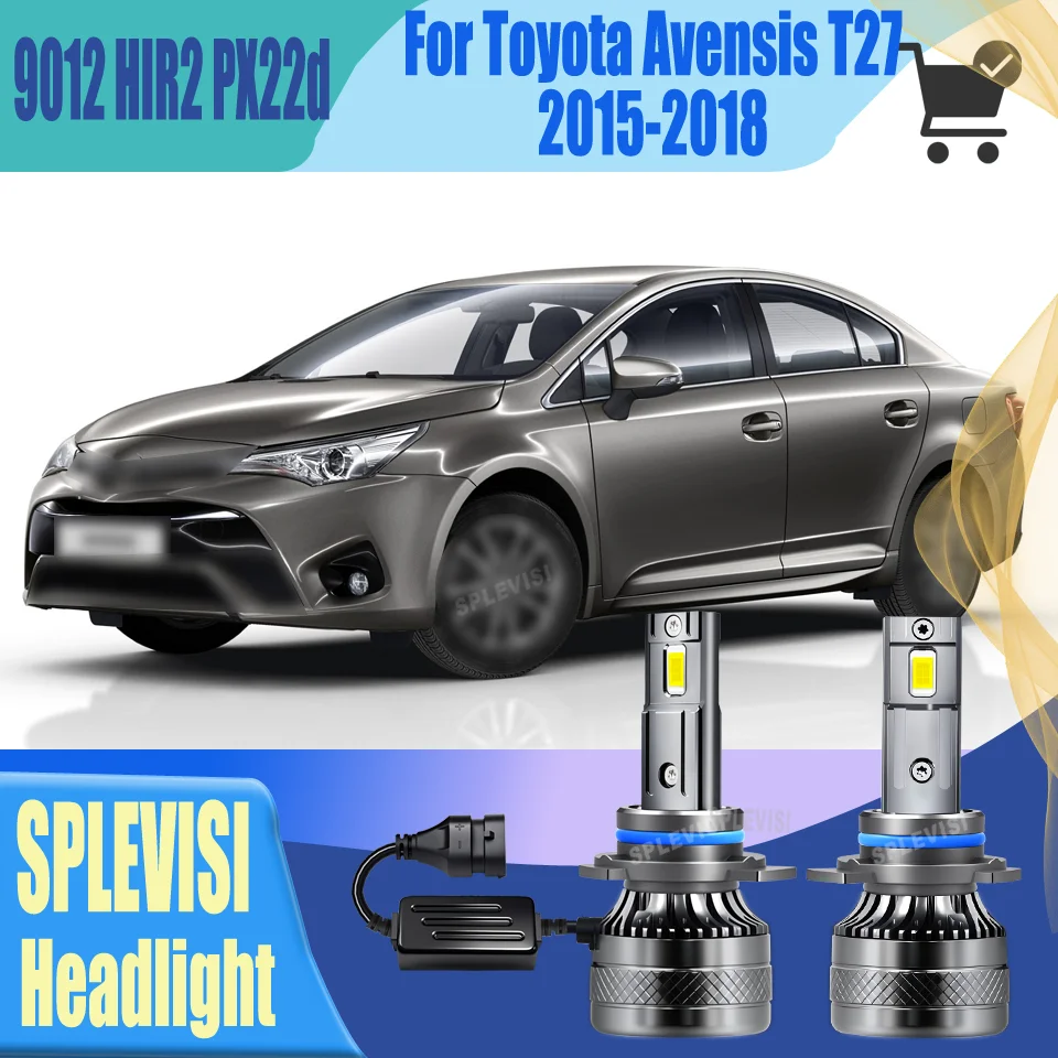 

LED Headlight CSP 3570 Chips Enhanced Nighttime Safety Warranty 2 Years For Toyota Avensis T27 2015-2018 2015 2016 2017 2018