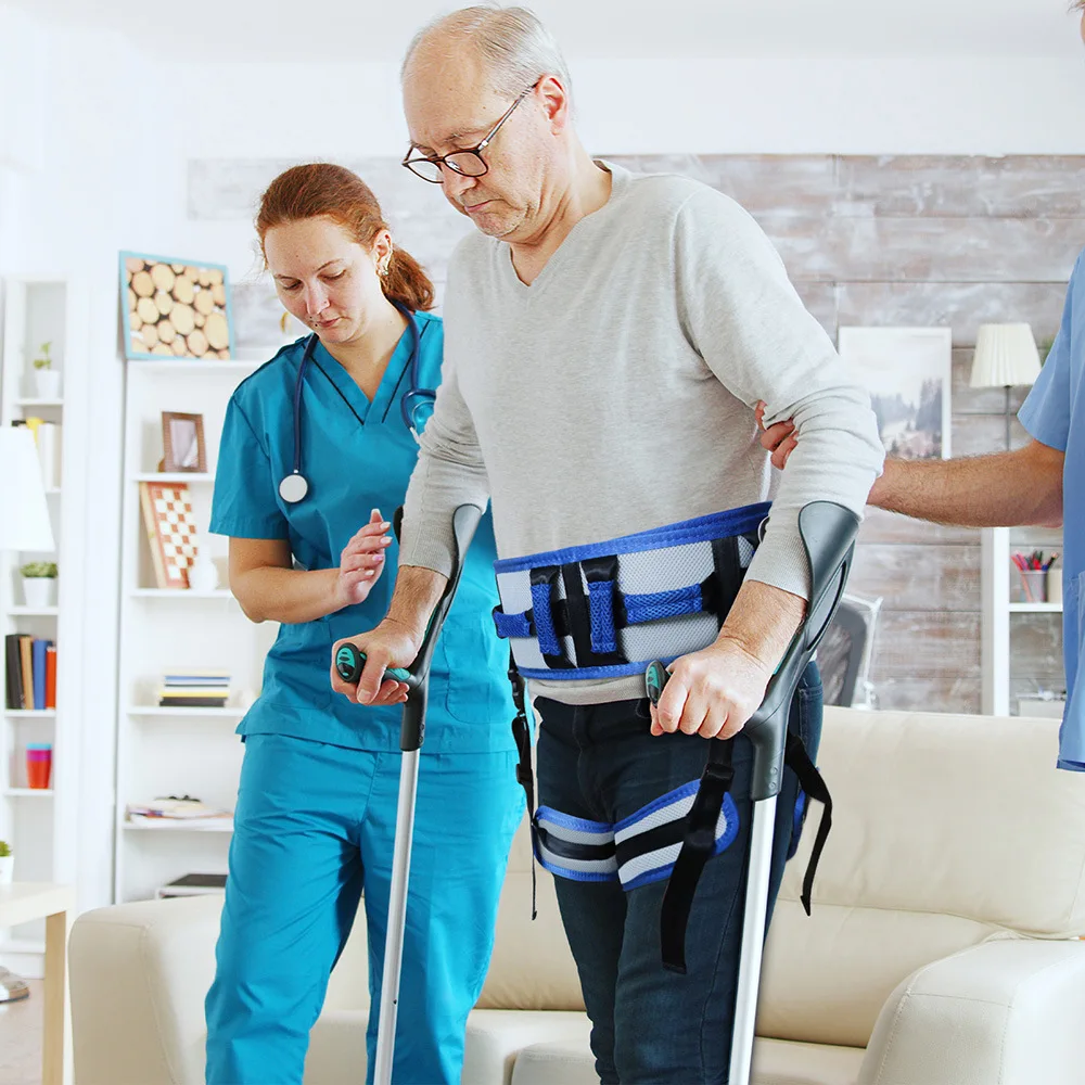 Rehabilitation-Assisted Belt Walking Lifting Shifting And Standing Training Equipment For Stroke Hemiplegia Of The Elderly