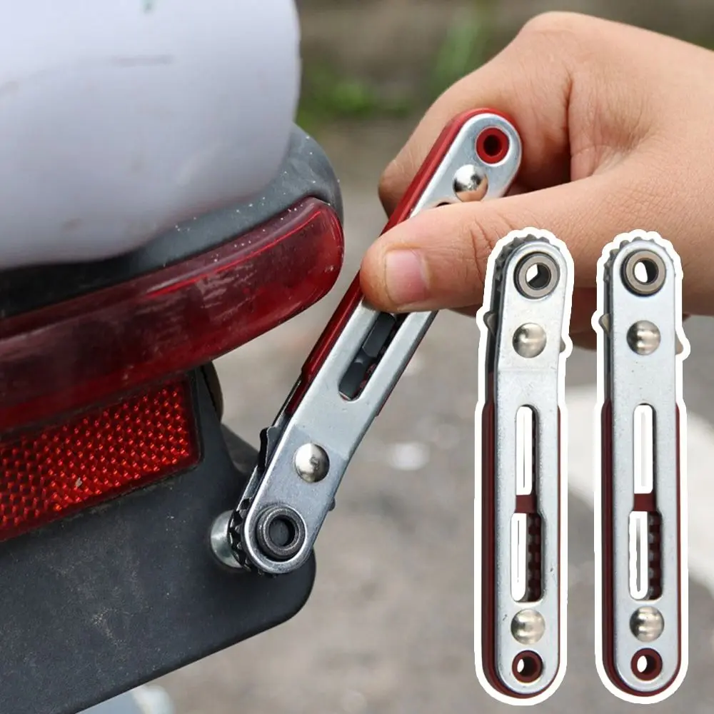 Portable Multifunctional Ratchet Wrench Alloy Steel Elbow Flat Head Bidirectional Screwdriver Offset Elbow Bolt Driver