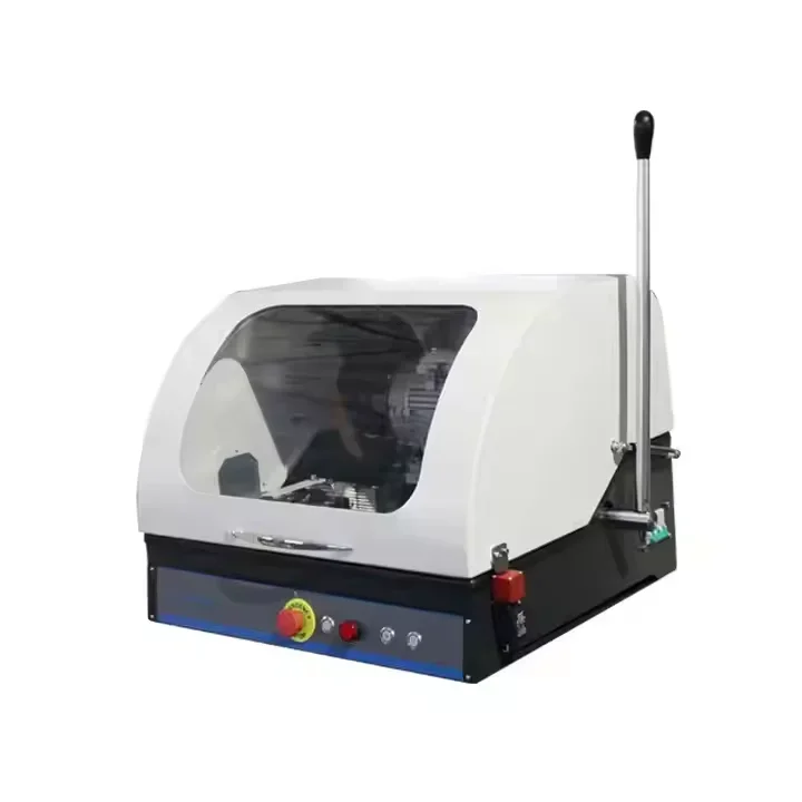 Manual phase cutting machine abrasive cutting machine cutting material test