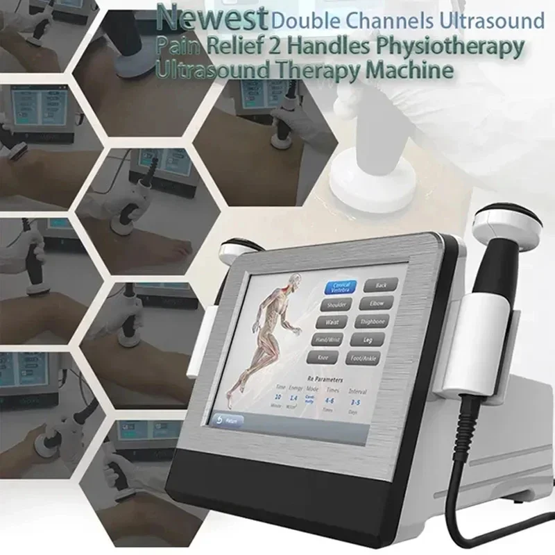 2025 Ultrasound Machine Health Care Physical Therapy Physiotherapy Improved Tissue Relaxation Ultrasonic Equipment 2024