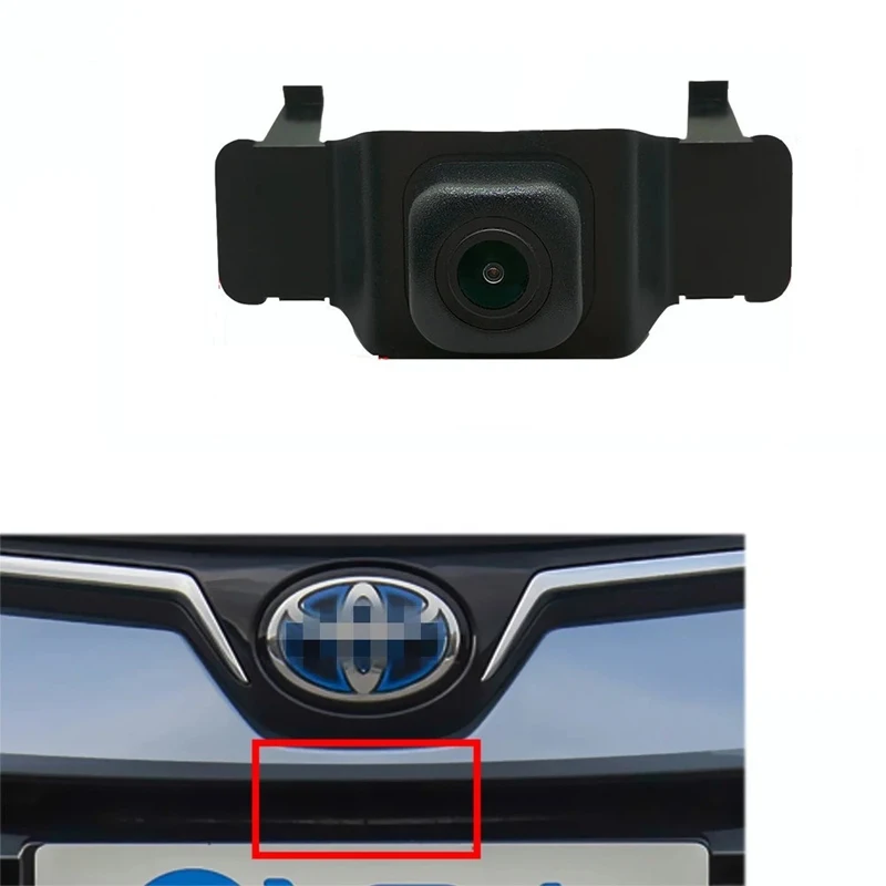 Car Front View Parking CCD Night Vision LOGO Camera For Toyota Corolla E210 2019~2021 150° Waterproof CVBS HD AHD Color Camera