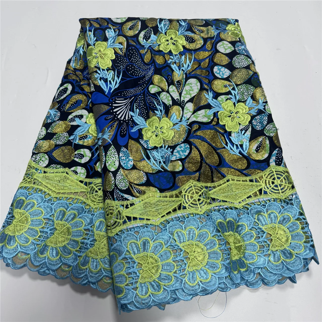 6Yard High Quality Ankara Fabr - Sewing Batik recension och pris