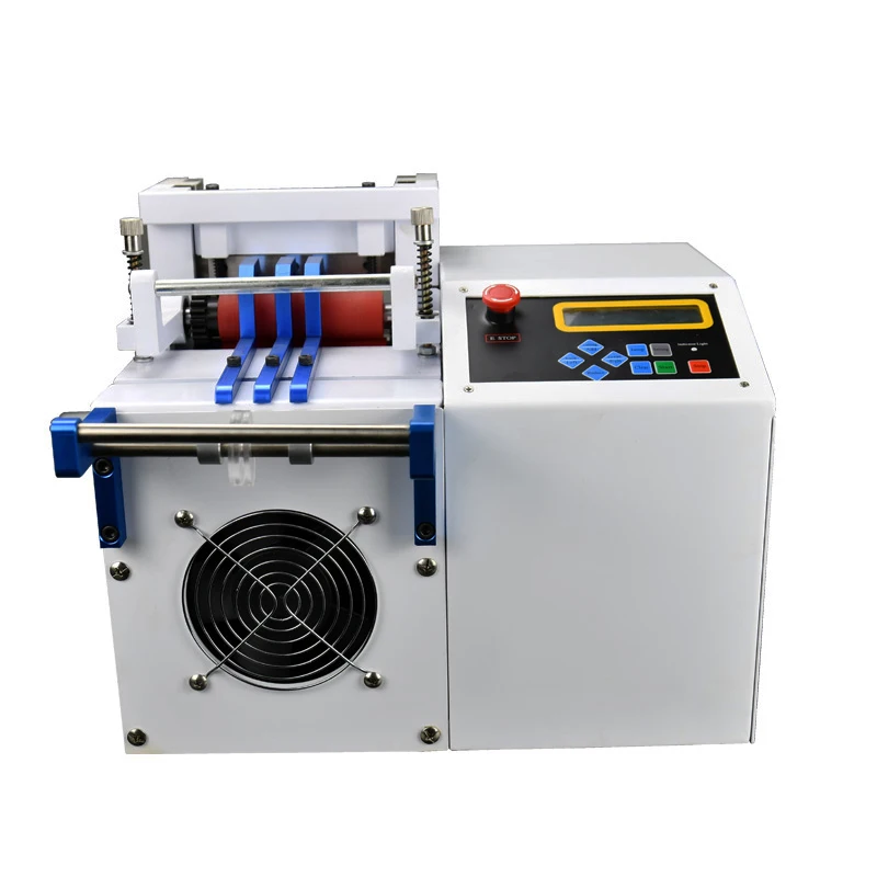 Width 100mm Heat Shrink Tube Cutting Machine Automatic Wire Cutting Machine Silicone Tube Cutting Machine