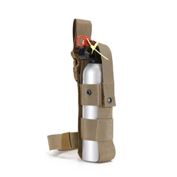 Tactical Drop Leg Kettle Water Bottle Holster,MK9 Pouch Belt Carriers,Thigh Pack Leg Bag,Pepper Spray,Mini Extinguisher