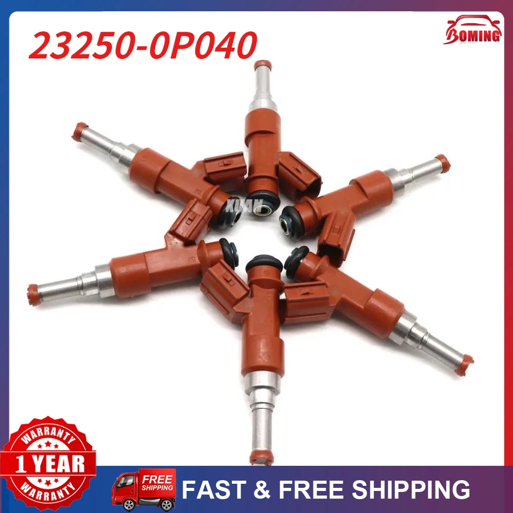 

Автомобильные топливные форсунки 23250-0P040, 6 шт./лот, подходят для Toyota Avalon Camry Highlander RAV4 Sienna Venza Lexus ES350 RX330 RX350 3,5 л