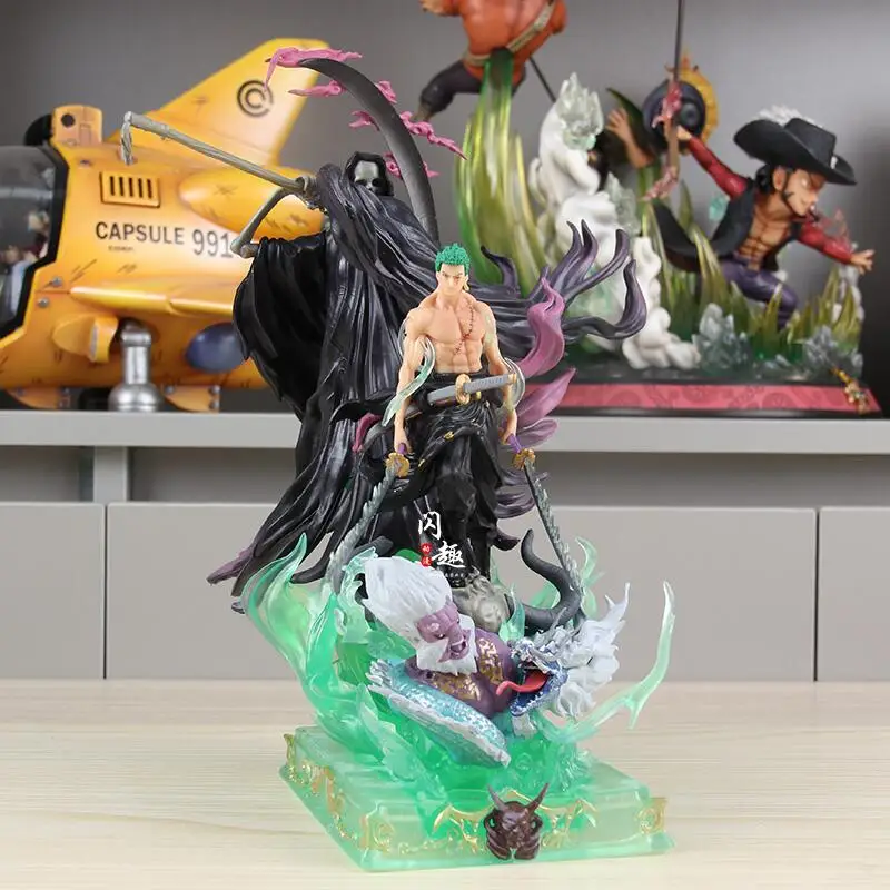 22,5 cm gros poisson chapeau de paille groupe mort Reaper Solong Gk modèle jouet pour enfants ornement figurines d'action Statue Anime modèle cadeaux