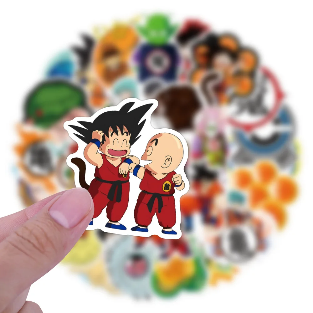 

10/30/50PCS Dragon Ball Anime Graffiti Stickers Personalized Creative Decorative Pencil Box Refrigerator Water Cup Scrapbook