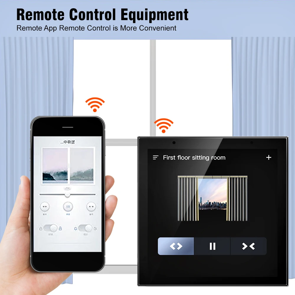 Tuya Smart Home Zigbee Gateway Wifi Domotica Panel 4 Inch Lcd Touch Sceen Afstand Bedienen Apparaat Residentiële Licht Schakelaar