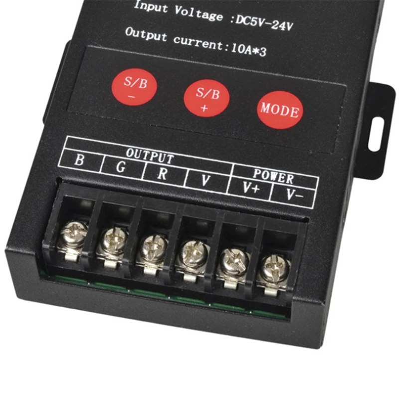 Baru Pengendali Led 30A Pengendali IR Pengendali BT 360W Daya Besar Jarak Jauh untuk Lampu Strip RGB DC5-24V