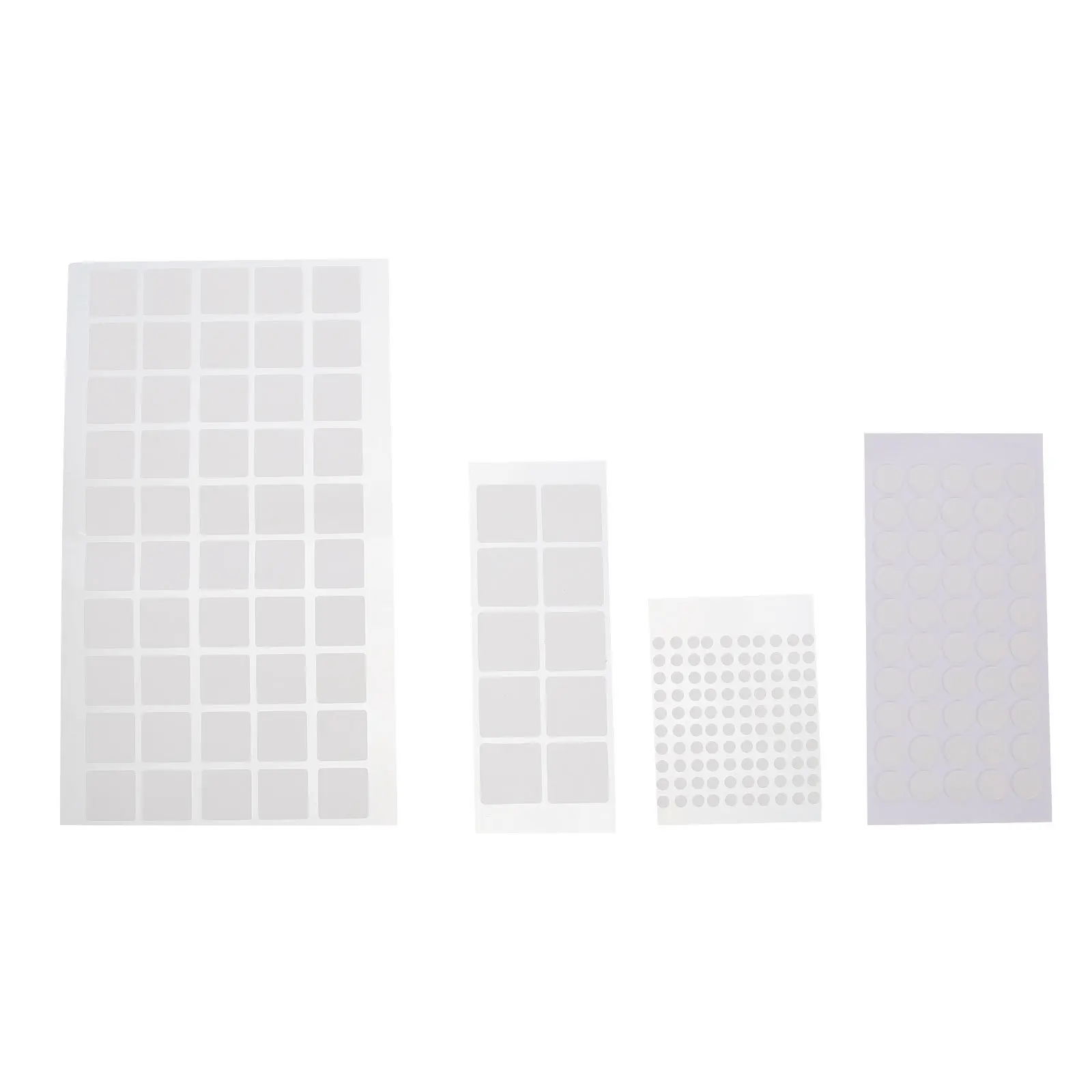 1set 1Set Acrylic Double Sided Sticky Dots Removable Round Square Adhesive Stickers For Diy Crafts Wall Mounting Tape Teaching